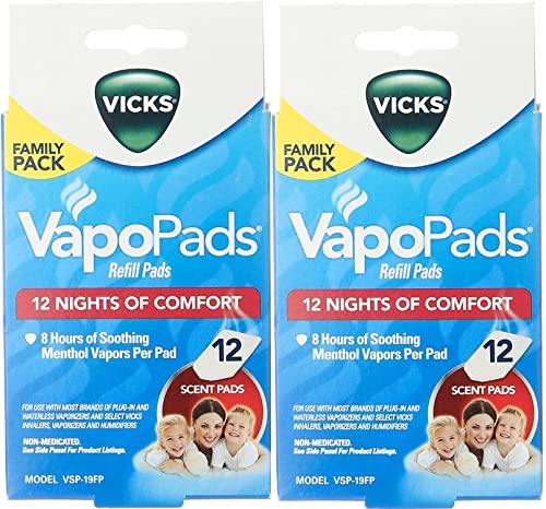 Image of Vicks Vapo Pad Family Pack, 12 Count (Pack of 2)