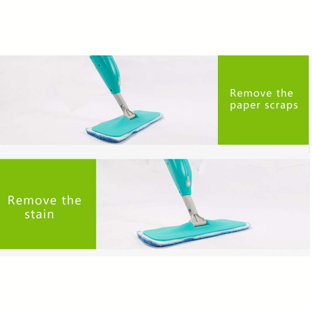 Fregona pulverizadora para Limpieza de Suelos, fregona Plana de Microfibra con Botella pulverizadora Recargable y Almohadillas Lavables