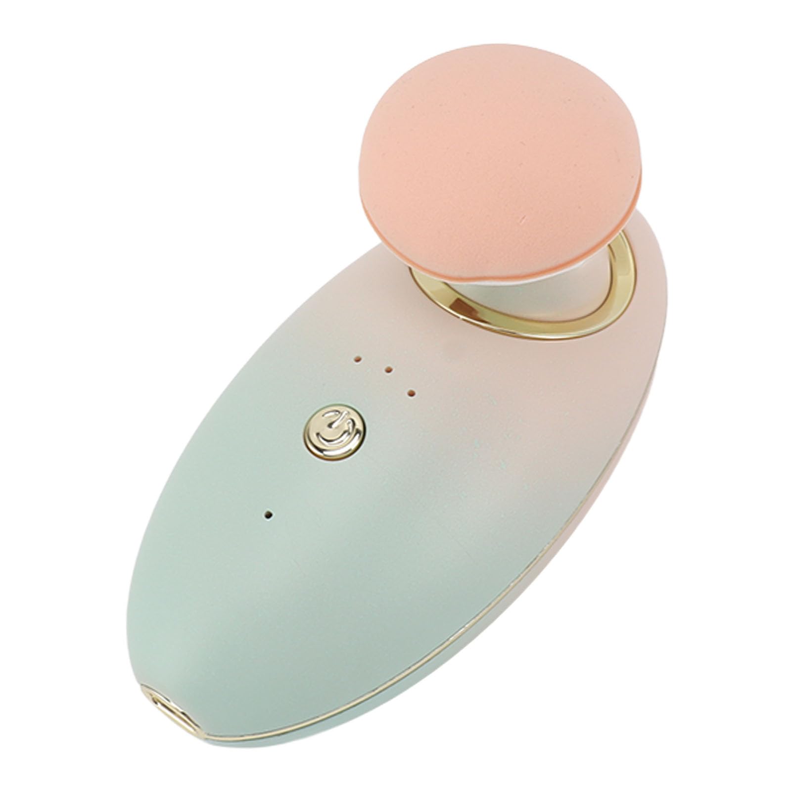 Qcwwy Aplicador de Maquillaje Eléctrico con 2 Cabezales de Esponja, 3 Velocidades, Material de Fibra Suave, Tipo de Piel, Ideal para Base y Rubor
