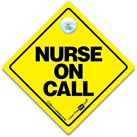 Nurse On Call Suction Cup Car Sign Cover