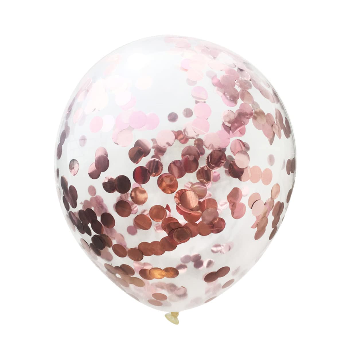 STOBAZA 90pezzi Palloncini Trasparenti Con Glitter Oro e Rosa Di Palloncini Con Confetti Per Feste Di Compleanno Matrimonio e Proposte Include