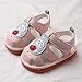 Egmy Infant Baby Girls Boys Sandals Summer Beach Shoe Outdoor Casual Slipper Rubber Sole First Walking Princess Shoes, 12-18 Months, Pink