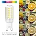 LED G9 Ligero Bombillas 5W Equivalente a 28W 33W 40W Halógeno Bombillas,...