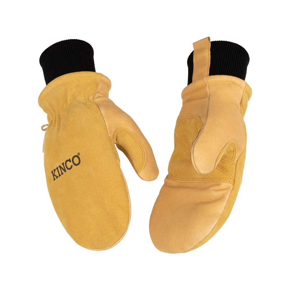 Kinco, 901TW, Golden Premium Grain Pigskin Palm, Wing Thumb Design, Heatkeep® Thermal Insulation