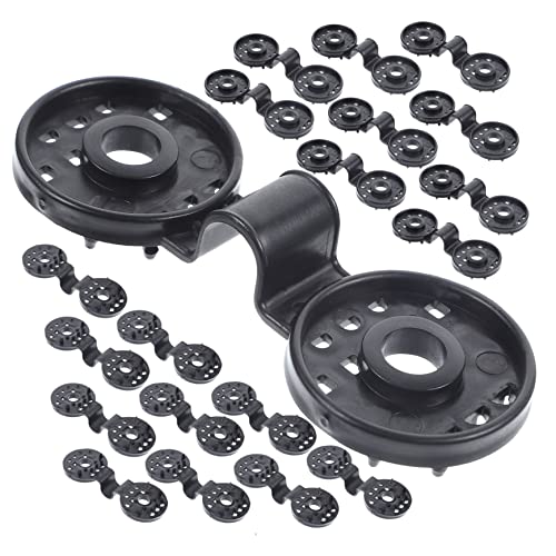 IWOWHERO Garden Clips for Netting 100pcs Shade Cloth Heavy Duty Lock Clip for Outdoor Sun Protection