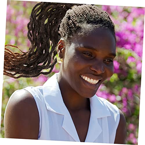 FRCOLOR 4 Pçs 18 Peruca Dreadlock Gancho De Crochê Tranças Peruca De Cabelo Crespo Peruca Tranças To