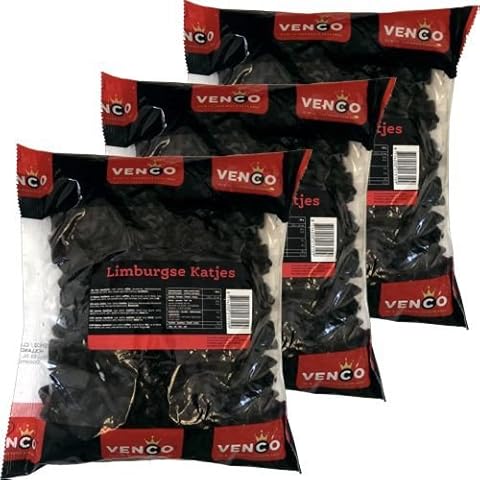 Venco Holland Lakritze 'Limburgse Katjes' 3 Packungen a 1kg Cover