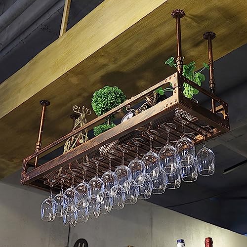 Support à verres à vin réglable pour libérer de l'espace au bar
