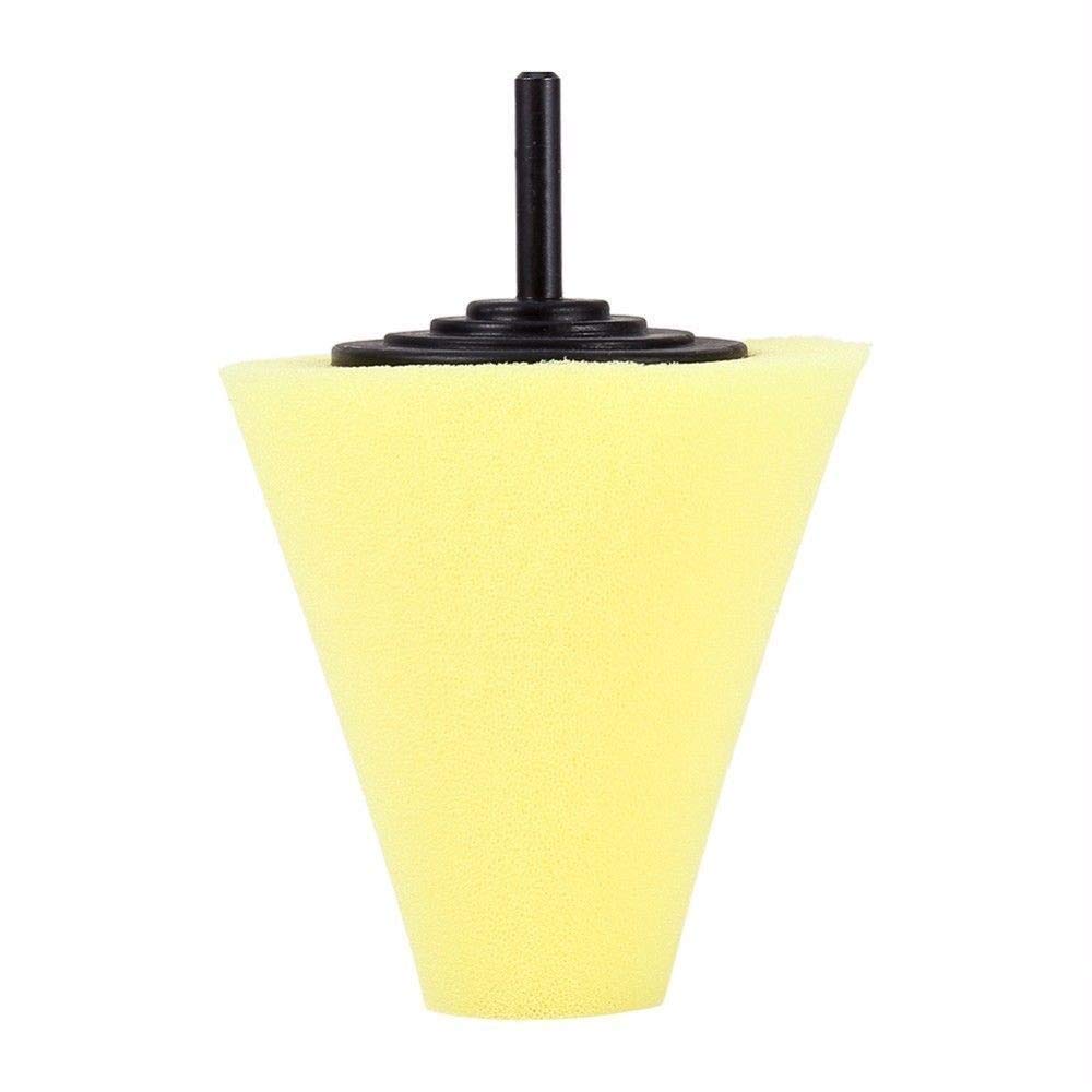 Tarcza Polerska, Gąbka Do Polerowania, Stożek, Polerowanie Metalu, Pianka, Stożek, Polerowanie, Kulka Polerska, 3 Cale, 80 Mm, Do Pielęgnacji Piasty Koła Samochodowego/6Pcs Mix Pad