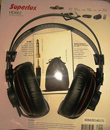 Superlux HD-662 casque de studio fermé avec isolation acoustique maximale - 4