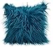 Federa per cuscino, molto grande, in pelliccia sintetica Shaggy a pelo lungo. Disponibile in diversi colori e misure