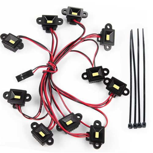 Luces Vehículo RC para TRX6 G63 accesorios lámpara paso de rueda coche escala 1/10