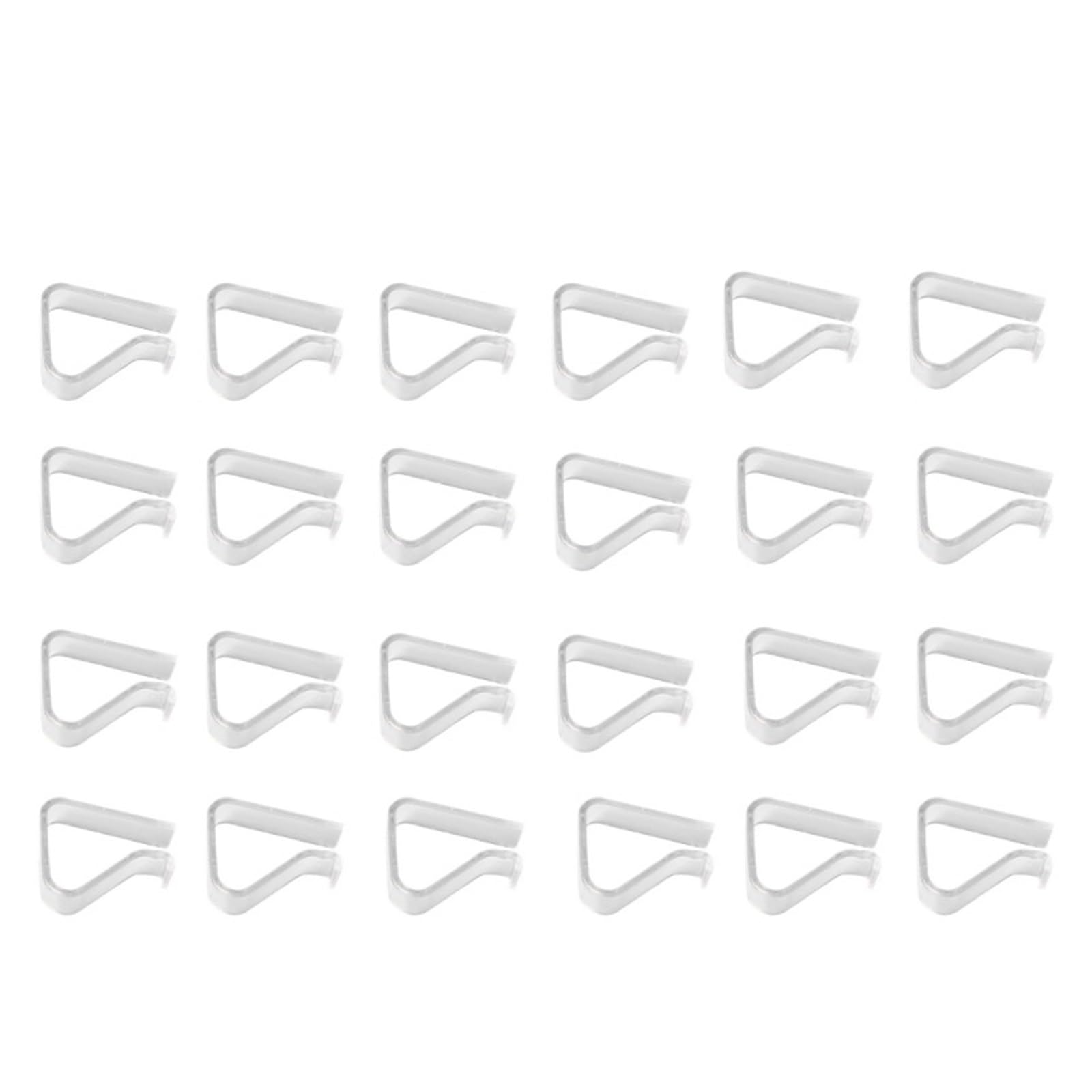 8-32 Pezzi Clip for tovaglie Trasparenti for in plastica Morsetti for Supporto for Antivento for per Tavolo(24pcs)