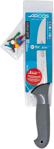 Vista 6 de ARCOS Cuchillo deshuesador de acero inoxidable nitrum de 6 pulgadas y hoja de 5.906 in. Cuchillo de carnicero profesional para cortar huesos