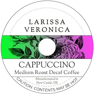 Cappuccino Medium Roast Decaf Coffee (Single Serve K-Cup Pods) (Gourmet, Naturally Flavored, Whole Coffee Beans) (12 pods, ZIN: 571721) - 3 Pack