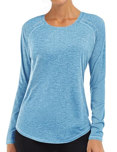 Gyabnw Camiseta Deportivo Mujer Camiseta de Manga Larga Holgada de Secado Rápido Camisetas de Cuello en V Yoga Fitness Running Top Ropa Deportiva Entrenamiento Atlético Gyabnw Camiseta Deportivo Mujer Camiseta de Manga Larga Holgada de Secado Rápido Camisetas de Cuello en V Yoga Fitness Running Top Ropa Deportiva Entrenamiento Atlético