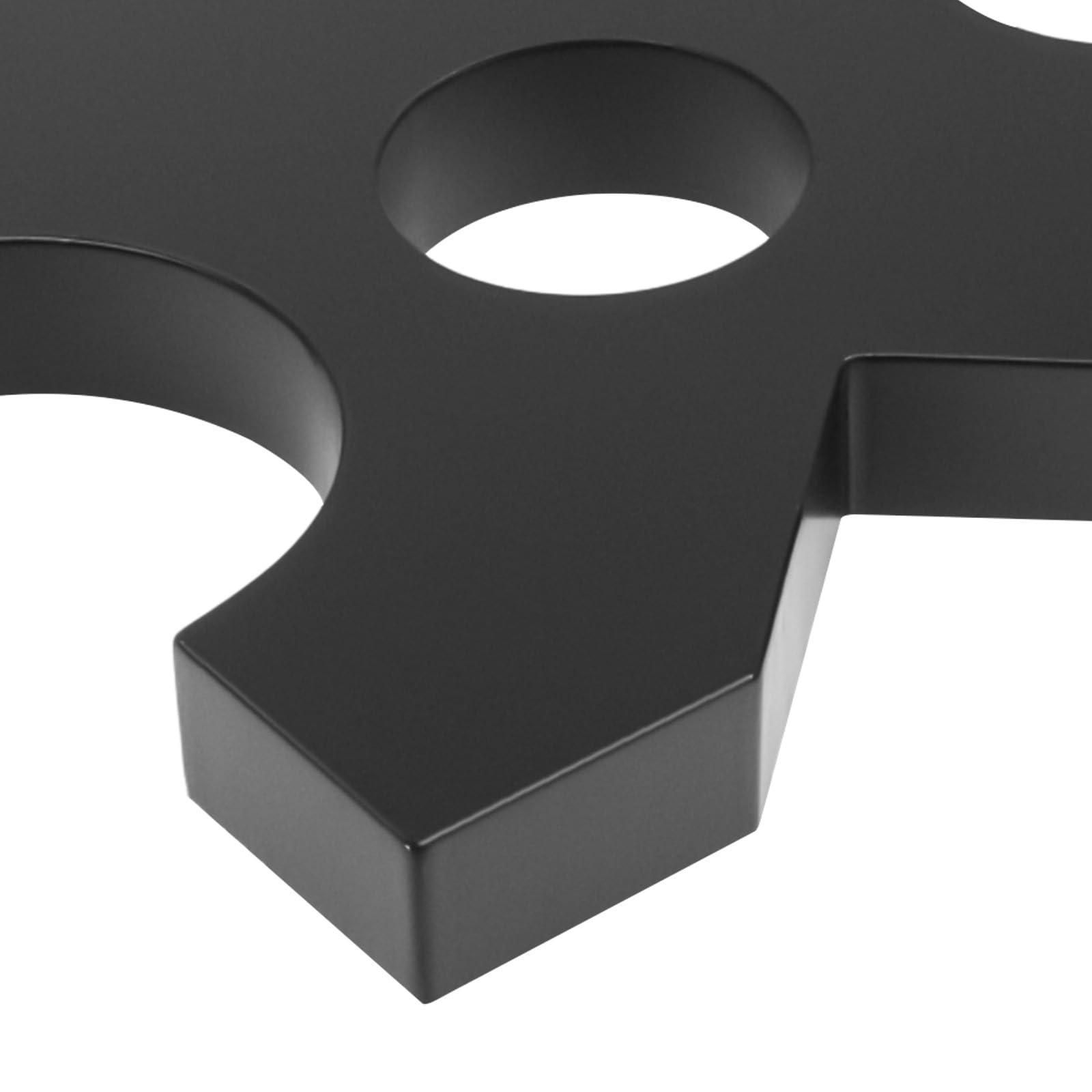 Piastra pressa per telaio H pressa idraulica 20T e 32T in metallo per pressa da officina, 1 paio di piastre idrauliche per carichi (18 x 18 x 2,5 cm)