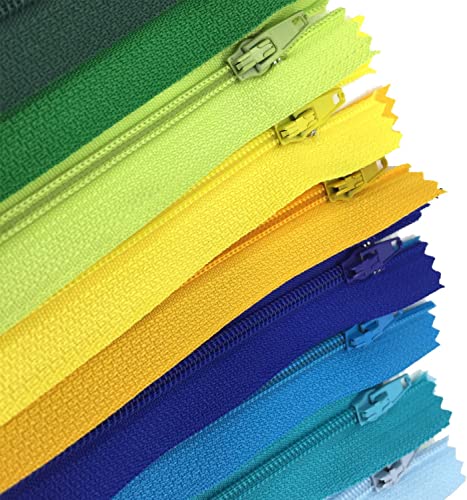 Image of Zipper, DOITEM 24 pcs 32 inch Zippers for Sewing 80cm /32 Inch Multicolor Nylon Coil Zippers for Sewing and Crafts 24 Colors