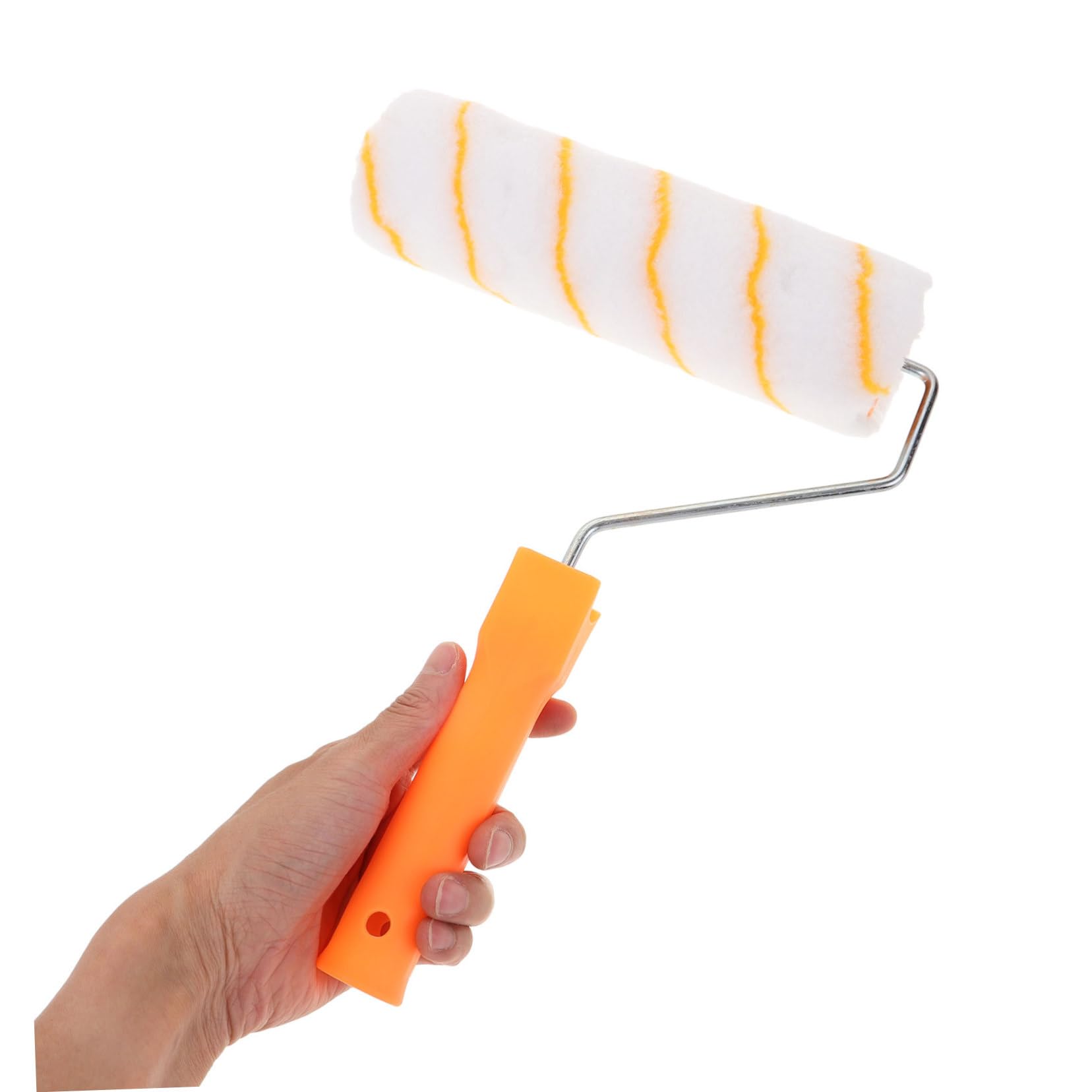 jojofuny Rullo Impugnatura Stabile e Precisa per Pittura con Asta Telescopica in Acciaio Inox, per Pittura di Casa e Muro