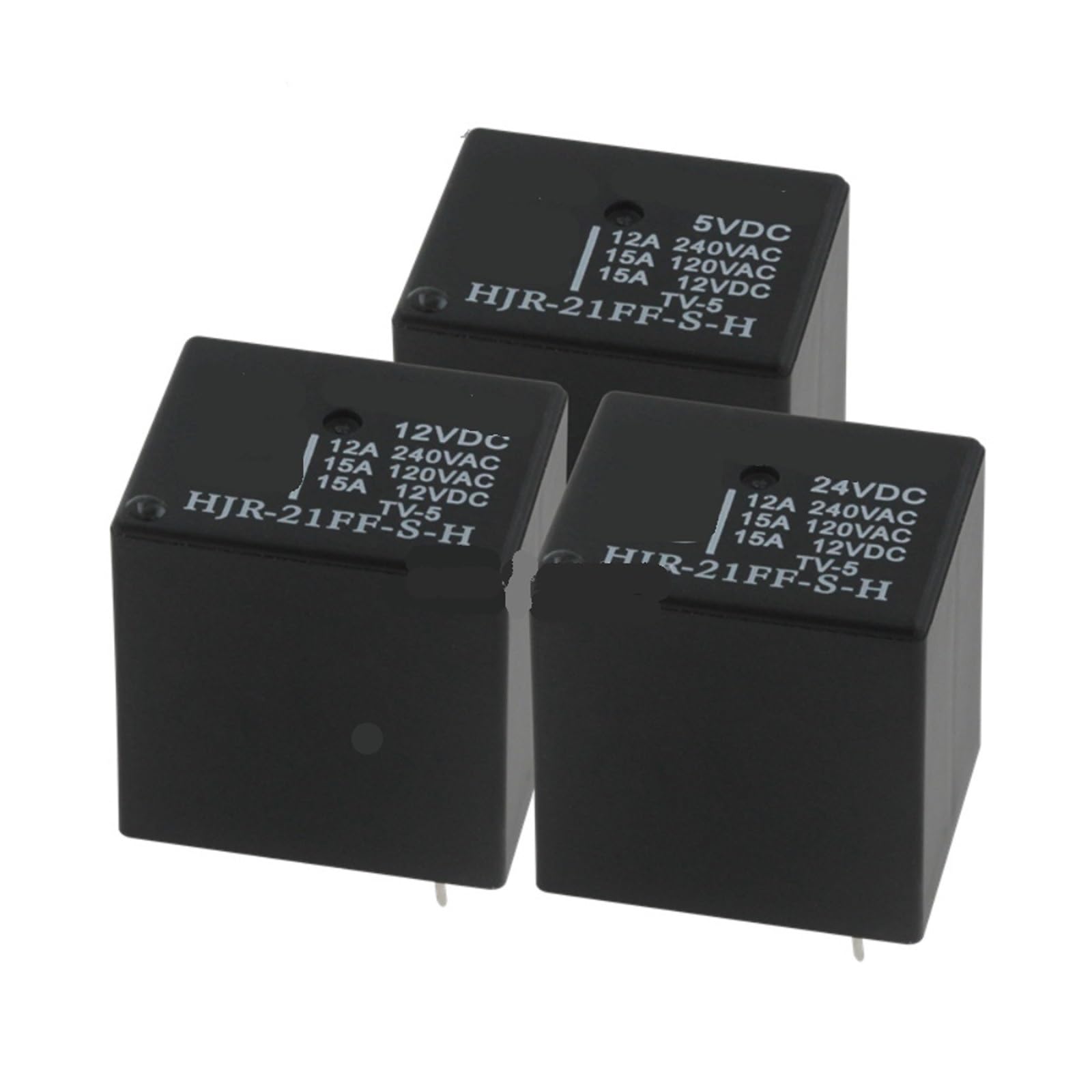 Relé HJR-21FF-S-H-5V para proyectos de domótica y hogar inteligente 3