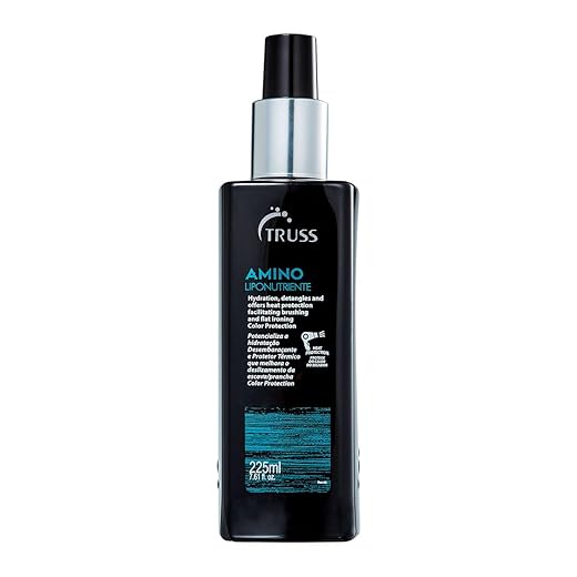 Truss Amino Protetor Térmico | Finalizador com Proteção de até 80% Contra Calor, Brilho e Reparação Capilar | 225ml