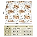 Highland Cow Print Blanket and Throws Cute Farm Animal Cow Gifts Throw Blankets Soft Cozy Fleece Plush Warm Flannel Bedding Blanket for Girls Kids Adults Couch Travel 40x50inch - Image 4