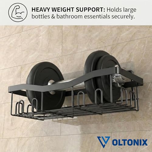 Image of Corner Shelf /Rack for BathroomWithout Drill Wall Metal Self Adhesive Bathroom Shelf /Shelf for Kitchen Corner Rack Wall Mounted Bathroom Fittings /Storage (4pcs-Caddy)
