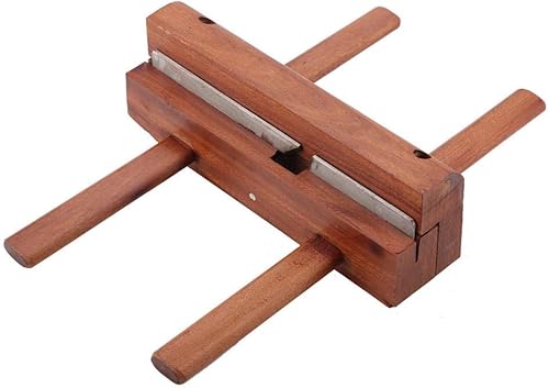 Miniatura 8 de HEEPDD Plano de mano de doble manija, kit de avión de mano de palisandro para carpintería, instrumento musical para muebles, herramienta de mano