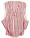 Rubie's Men Med. (Up to 40) Costume Red and White Striped Vest Red/White Medium