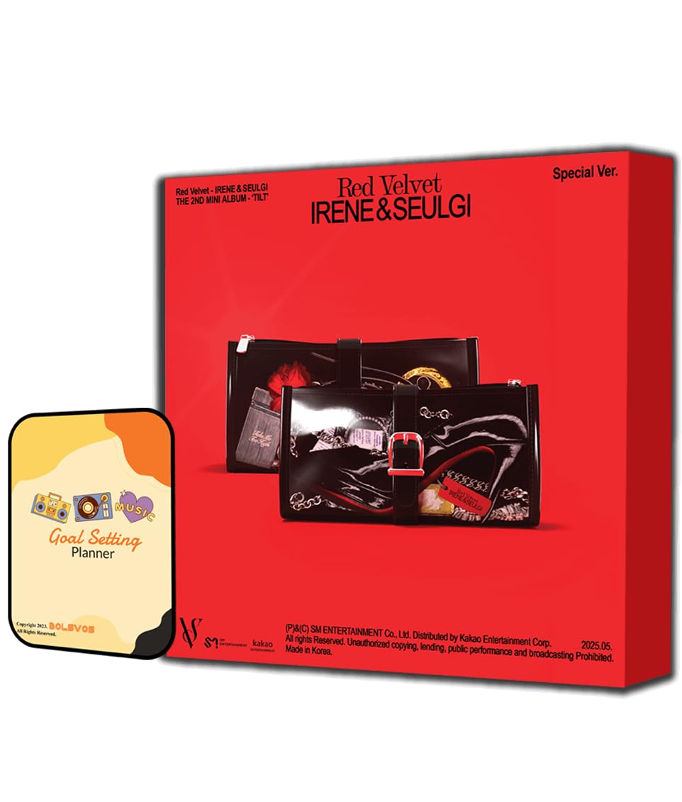 Irene & Seulgi Album - TILT (Special Ver.) (Limited Edition)+Pre Order Benefits+BolsVos Exclusive K-POP Giveaways Package