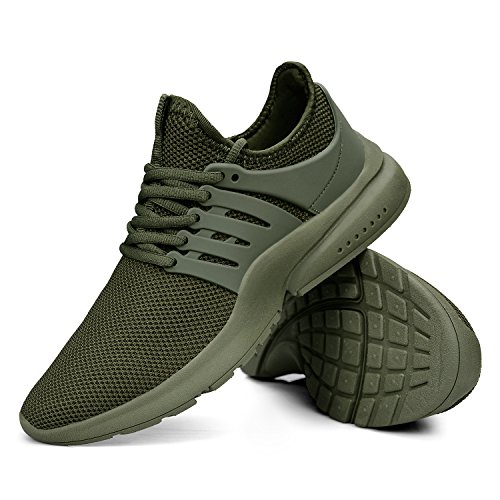feetmat men's non slip gym sneakers lightweight breathable athletic running walking tennis shoes