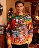 Zoom IMG-1 tuonroad donna christmas sweatshirt gatto Zoom IMG-1 tuonroad donna christmas sweatshirt gatto