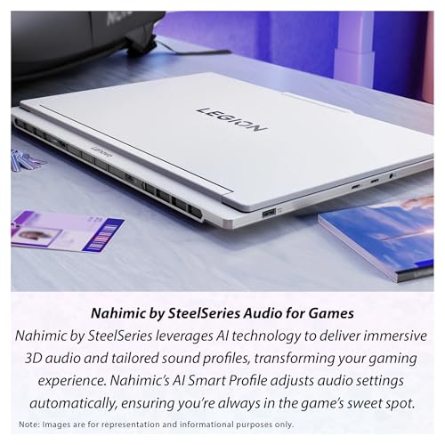 Image of Lenovo Legion 7i Gen 10 Gaming Laptop, Intel Ultra 9-275HX, 64 GB DDR5 RAM, 4 TB PCIe SSD, 16″ WQXGA (2560x1600), Nvidia G-Force RTX 5070, RGB Backlit Keyboard, W11 Pro, Glacier White+Traix Mousepad