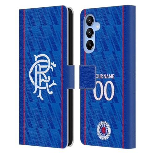 Coque Rangers FC Samsung Galaxy A16 5G Head Case Designs Étui Portefeuille en Cuir Kit Domicile 2024/25