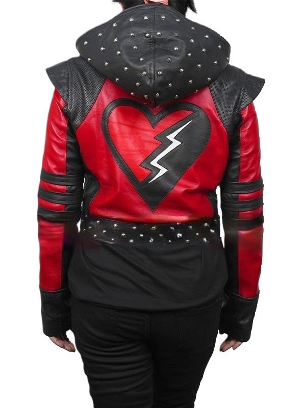 Descendants 4 The Rise Of Red 2024 Kylie Cantrall Hooded Jacket | Kylie Cantrall Leather Jacket
