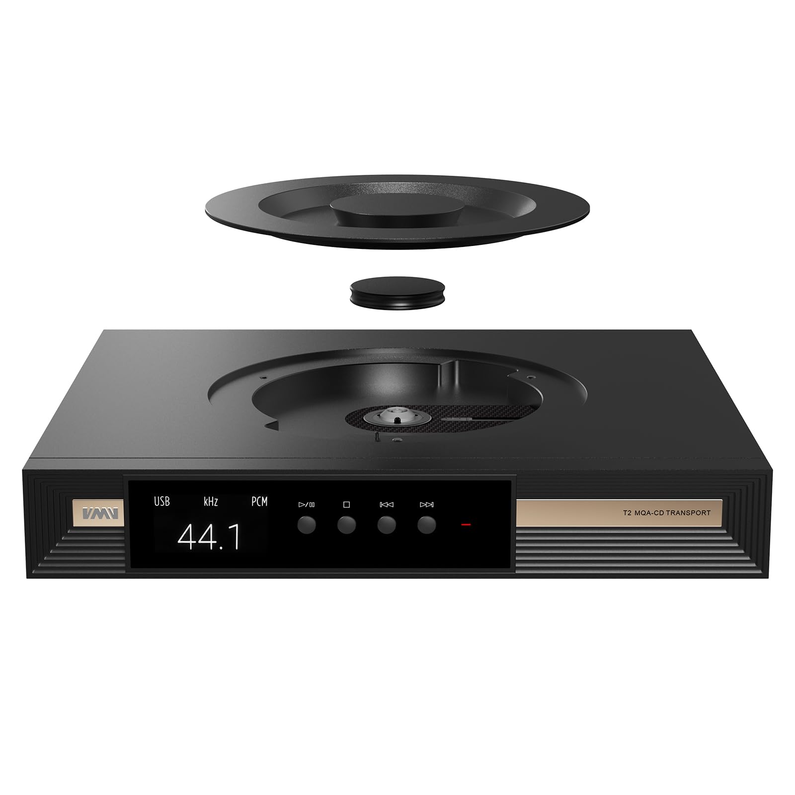 S.M.S.L VMV T2 MQA-CD Player Digital Media Center Support MQA MQA-CD Bluetooth 5.1 USB P.A.S.S. DSD512 32bit/768kHz USB/Bluetooth/CD Player/AES/EBU Input Optical/Coaxial/AES/EBUx2/I2S Output