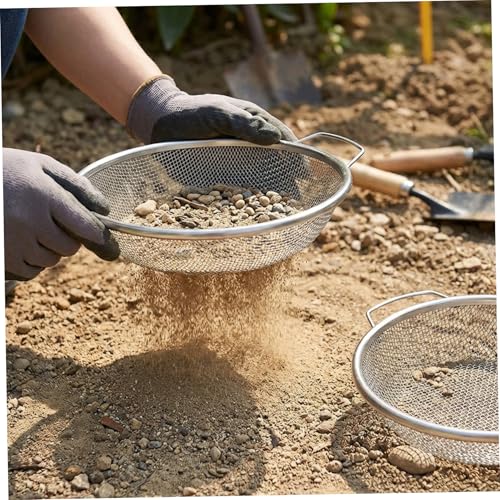 Tamis de sol pour sciure et lombricompost pour éliminer les cailloux - 3