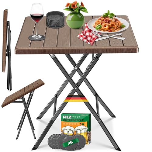 KESSER® Balkontisch klappbar | Wetterfest/UV-beständig |...