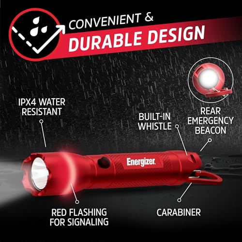 Energizer R-300 LED Flashlight Emergency Safety Light, Bright IPX4 Water Resistant Flash Light, Durable Emergency Light for Hurricane Preparedness, Batteries Included - image 3