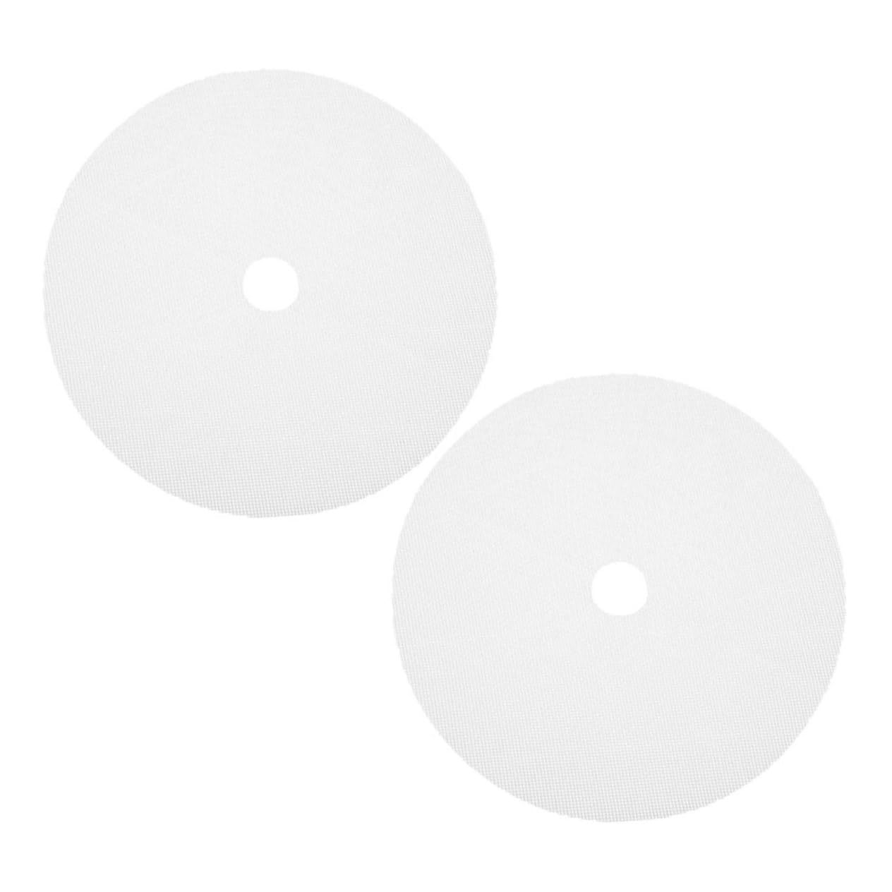 ABOOFAN Food Dehydrator Liner Mats 2pcs Silicone Mats for Food Dryer Fruit Meat Dryer Sheets