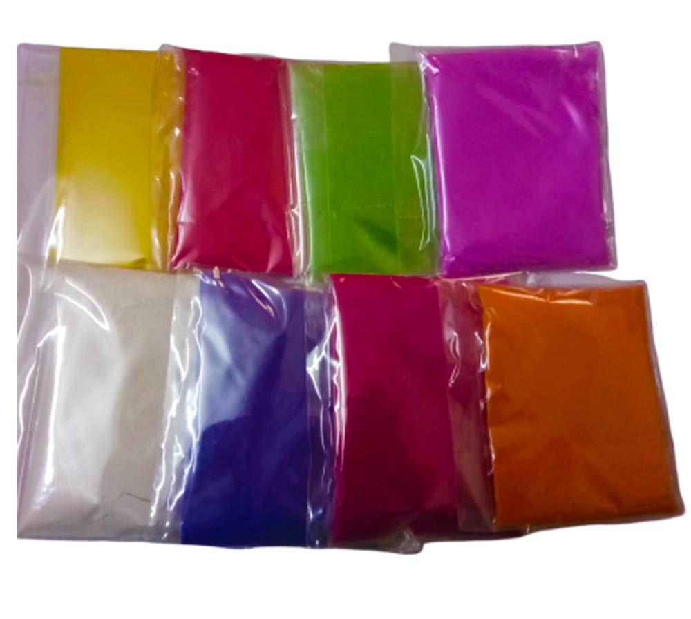 DMS RETAIL Rangoli Powder Colours for Home Decoration, Diwali, Special Occassion Set of 6 Packets - 80 Grams Each-image-47