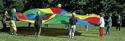 Schwungtuch Sport-Thieme 3,5 m – Spiel- und Therapiegerät für Gruppen