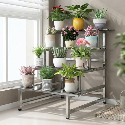 Étagère plantes extérieur intérieur pour balcons et petits espaces - 7