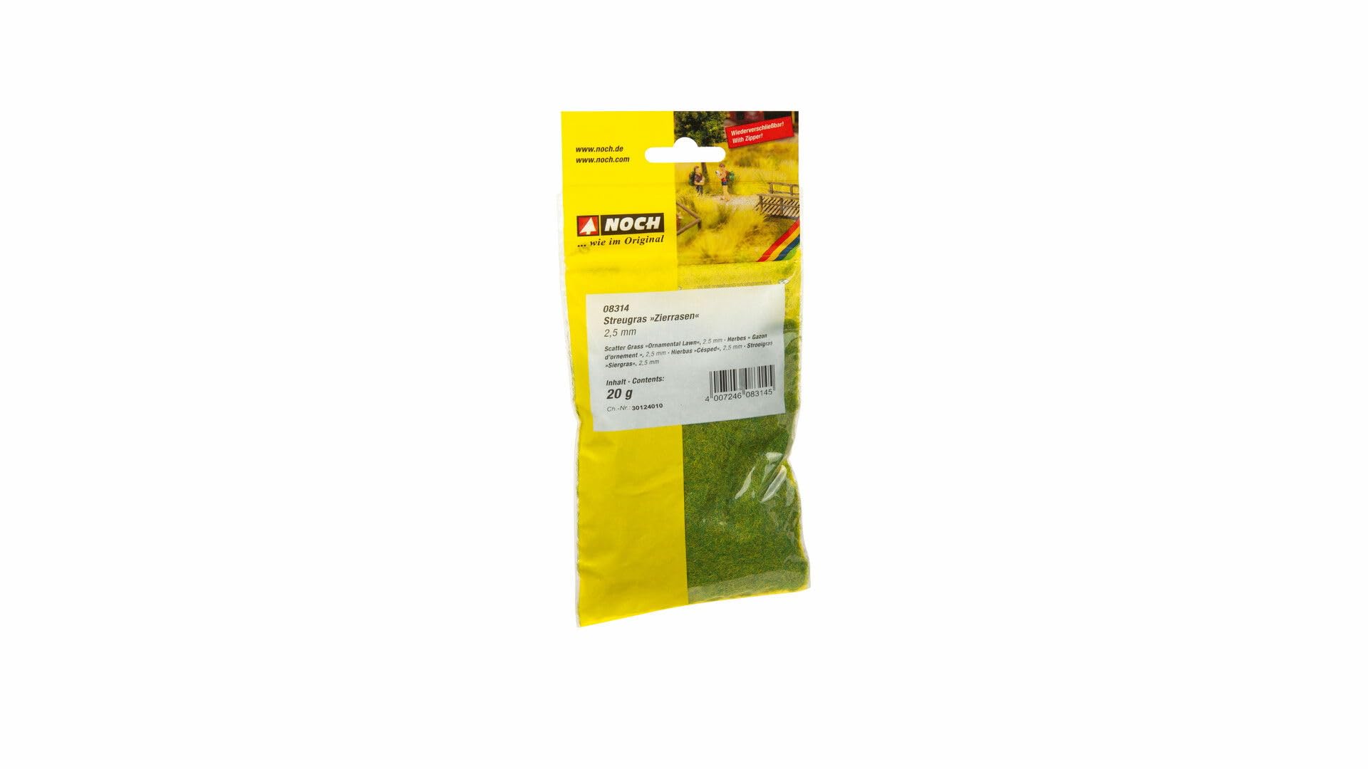 Noch 08314 Streugras Zierrasen 2,5 mm 20 g Beutel