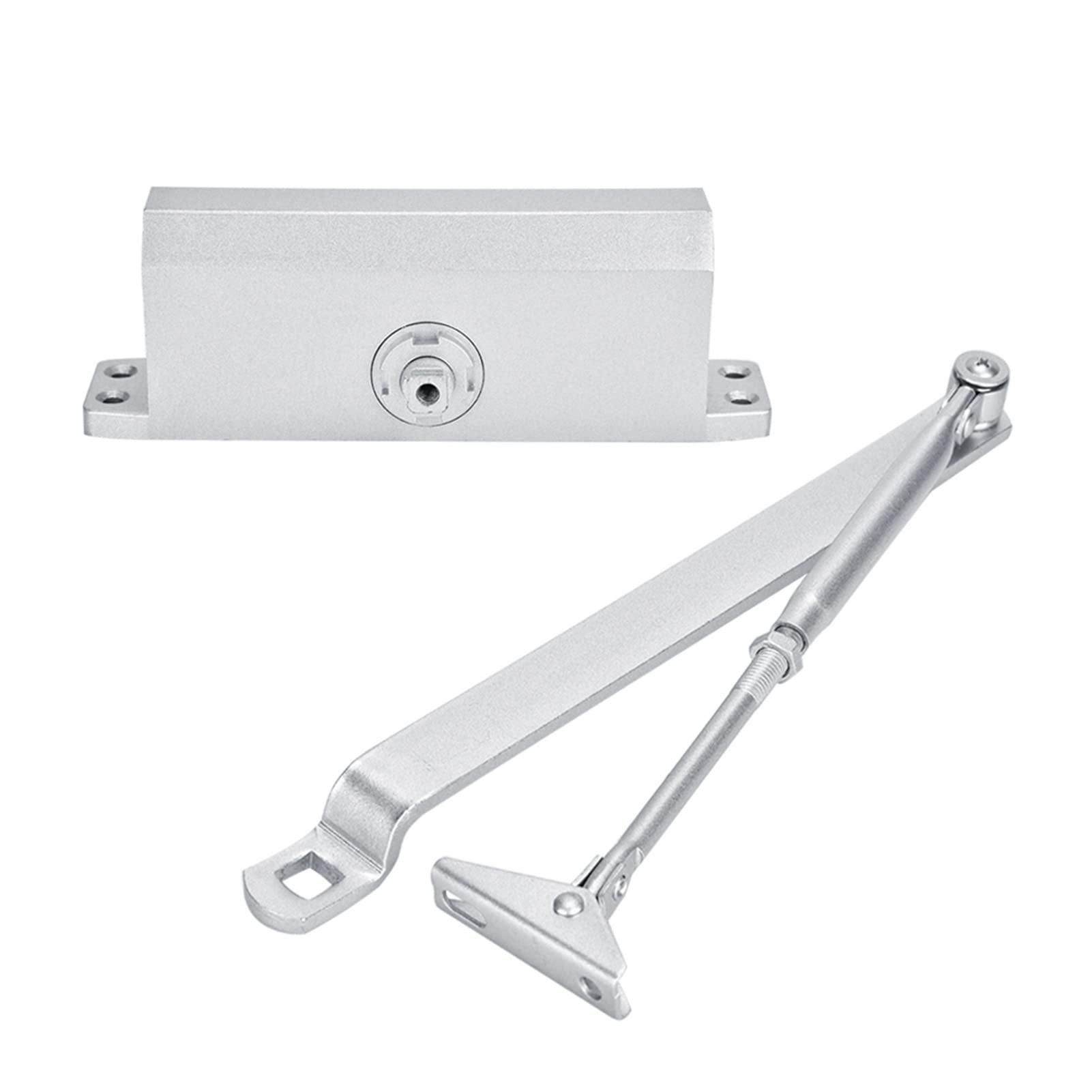 KIMISS Ferme-porte Robuste -Feu 45-75 Kg, Ferme-porte Automatique 600-1200 Mm, testé au Feu Pendant 1 Heure, Portes Gauche/droite Adaptées