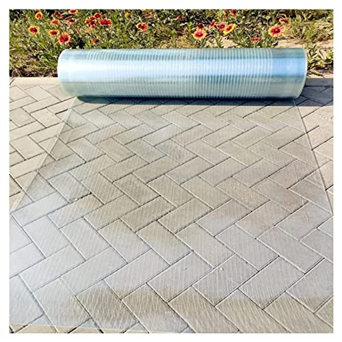 Lámina de plástico acrílico transparente, paneles de techo de policarbonato, placa de iluminación diurna FRP para solárium, fácil de cortar, fuerte capacidad de carga, ideal para toldo de acero (1 mm