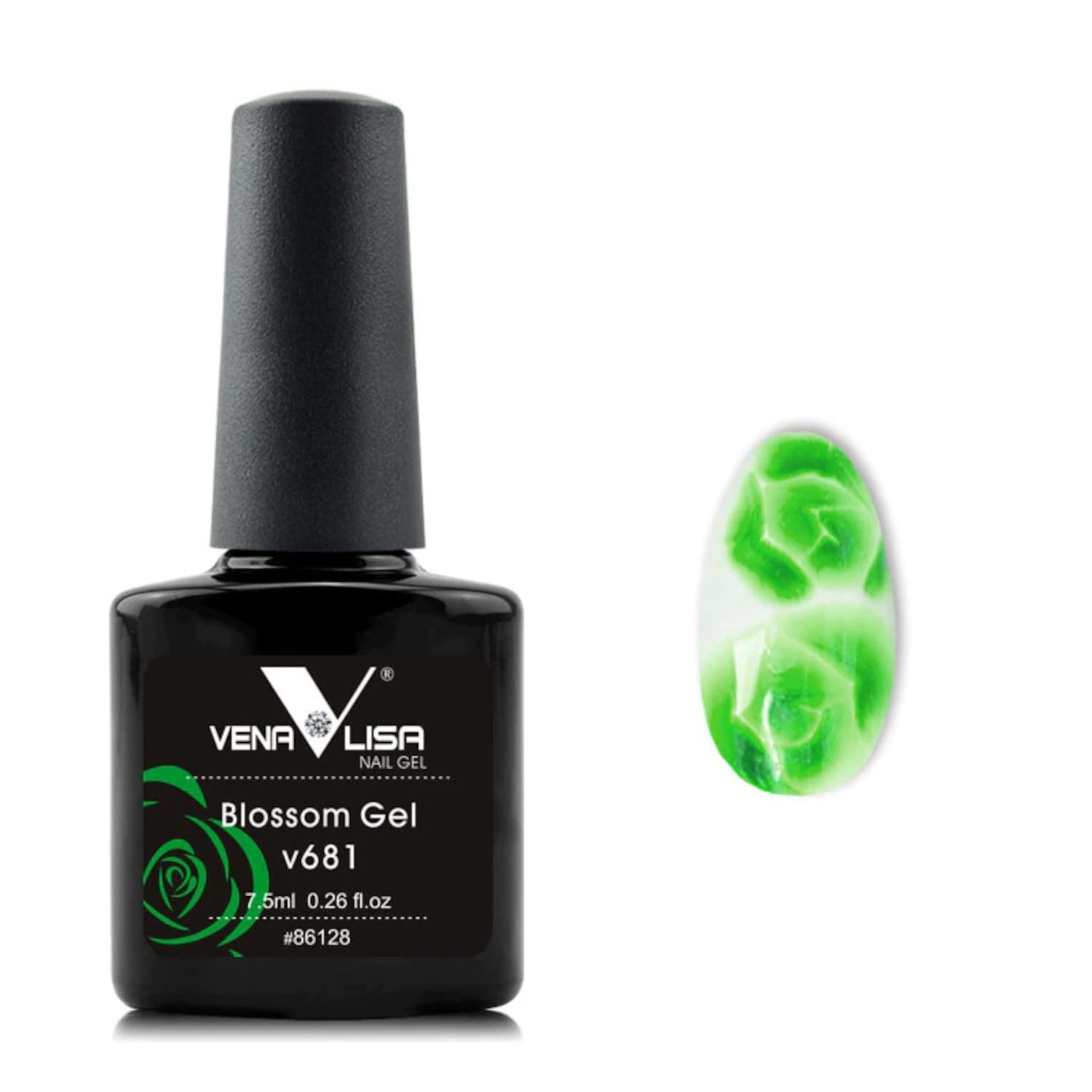 VENALISA Green Blossom Gel 7.5ml Rose Flower Blooming Effect Nail Gel Polish - 681-image-36