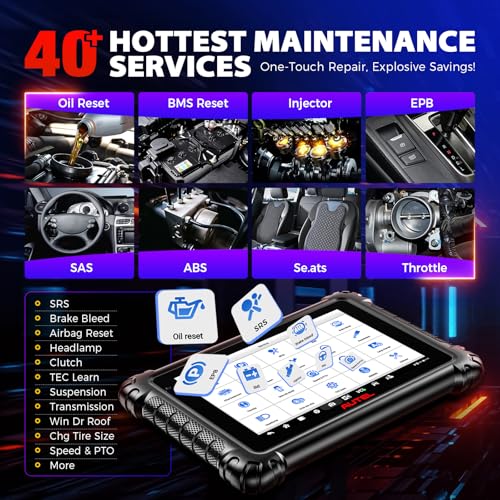 Autel MaxiSYS MS906 MAX ECU C0ding Scanner, 2026 MS906MAX V2.0 of MS906 Pro MS906PRO-TS MP900BT KIT MP900, Bi-Directional Scan Tool 3000+Test, 40+ Service, All-System Diagnosis, CANFD DoIP, FCA OS 10 - Image 7