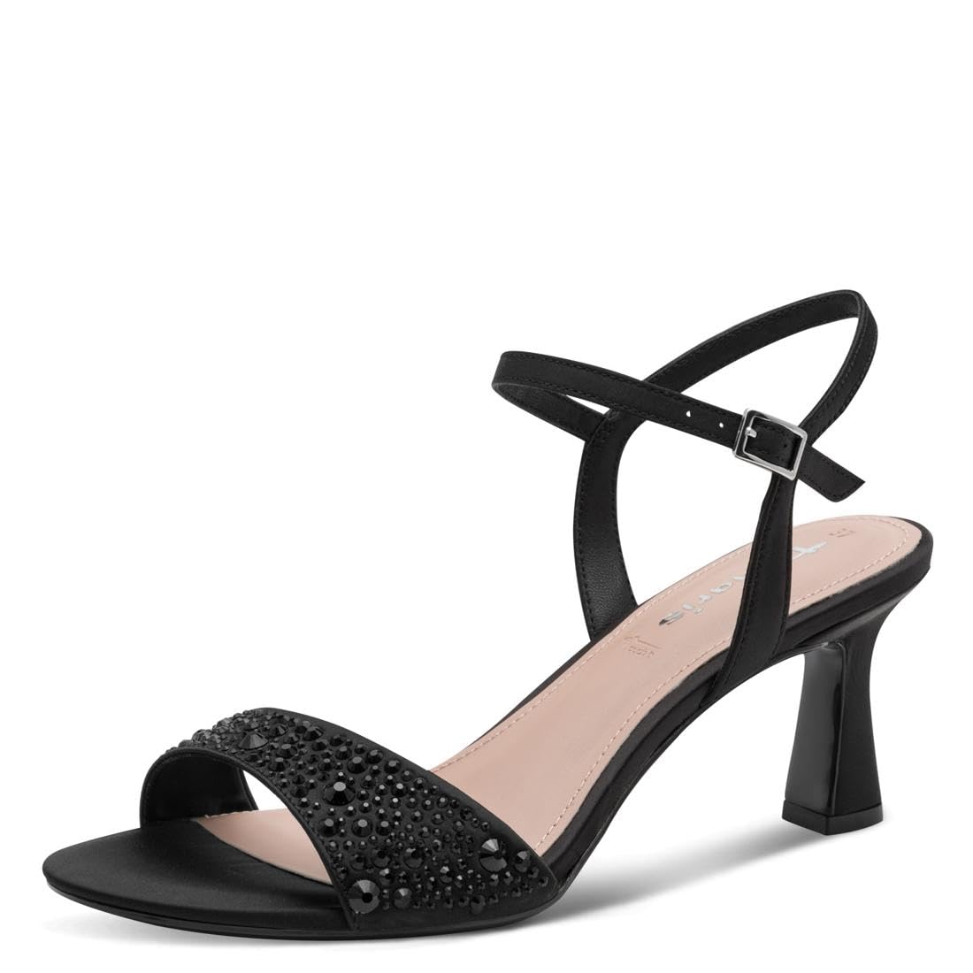 Tamaris Women’s sandal with stiletto heel black 5 UK