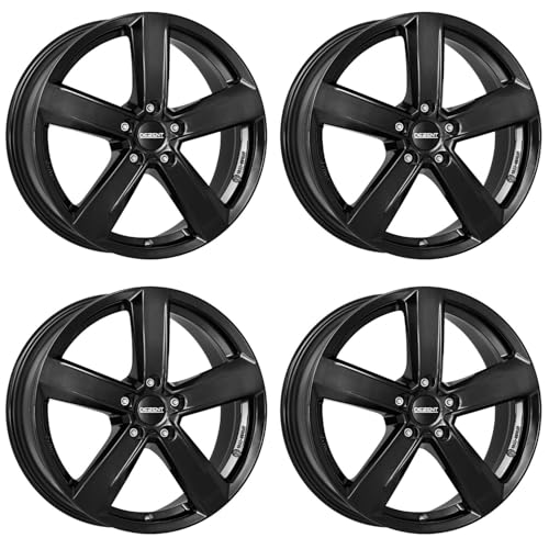 4x Dezent alloy rims TU black 6.0Jx15 ET43 5x112 compatible with MG 3